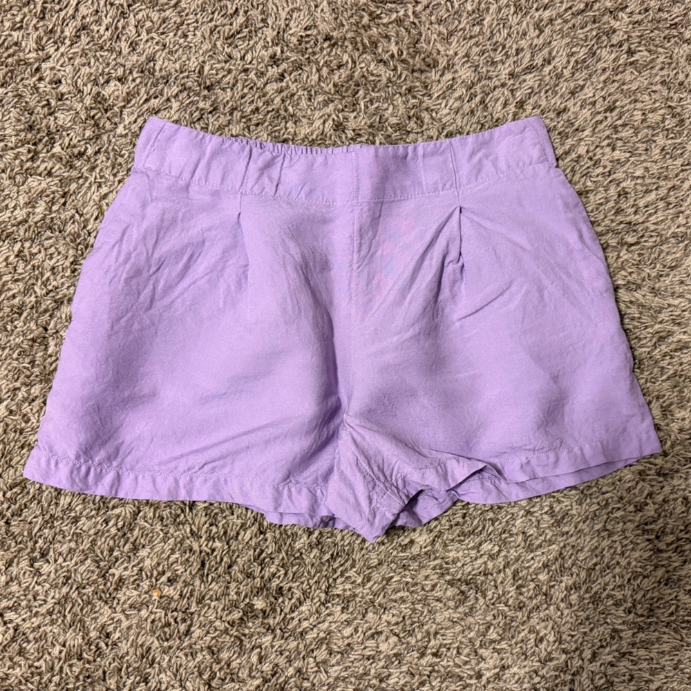 LOFT Women’s Light Purple Linen Blend Shorts